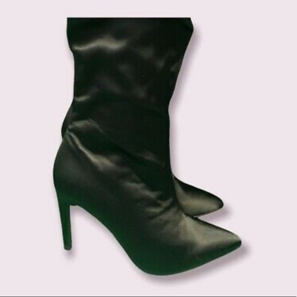 Never worn! So Gorgeous! Satin thigh high boot❤️‍🔥 - Picture 2 of 6